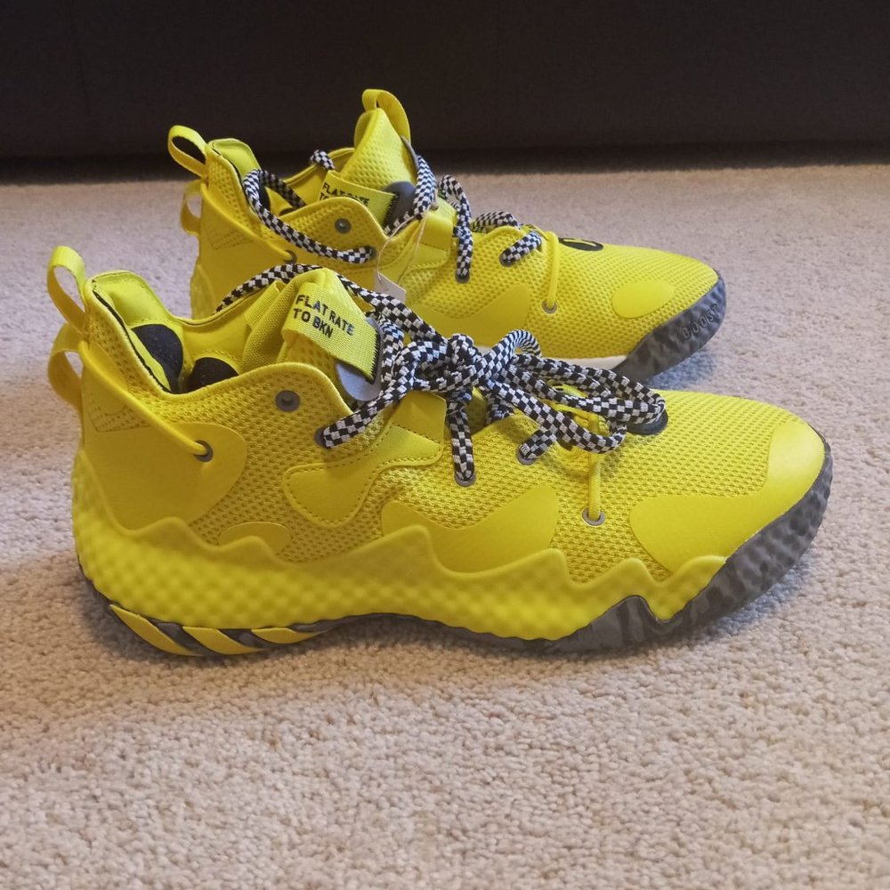 Adidas Harden Vol. 6 Taxi Yellow Black GV9586 Basketball Men's Size: 11.5 NWOB